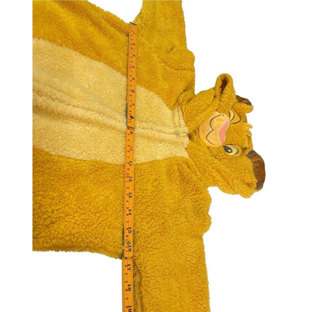 Disney Lion King Simba Halloween Costume Unisex One Piece Pajama Size 7/8 - Picture 5 of 9